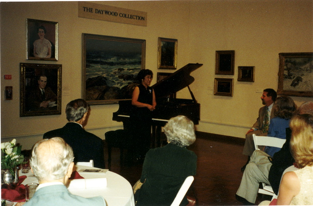 Victoria Bragin performing for Museum donors