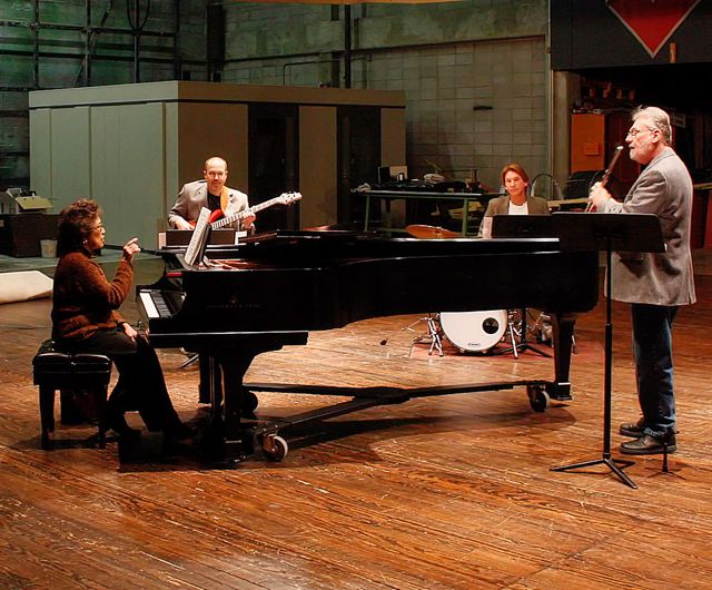 Vicki Bragin: rehearsing Bolling's Suite for Flute and Jazz Piano Trio